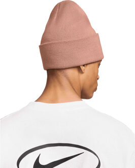 Nike Volwassen uniseks Futura Peak muts (Roségoud/Wit) - maat