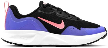 Nike WearAllDay GS - Zwart/Paars - Kinderen - maat  37,5