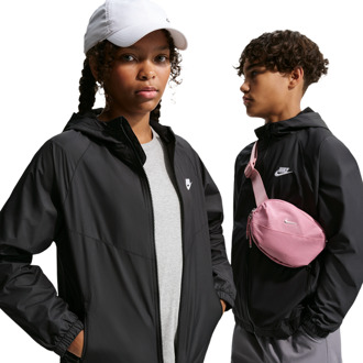 Nike Windrunner Hooded Repel Jacket Jassen Kinder - Zwart - Maat 137 - 147 CM - Katoen Jersey Black