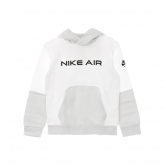 Nike Witte Air Hoodie - Streetwear Collectie Nike , White , Heren - M,S,Xs