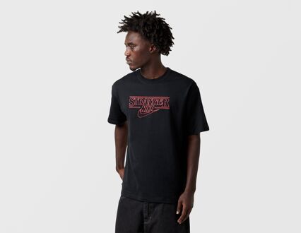 Nike x Stranger Things Swoosh T-Shirt, zwart - M