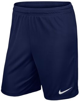 Nike Youth Park II Knit Nb Sportshort Kinderen - Midnight Navy/White - Maat XS