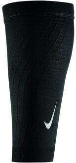Nike Zoned Support Calf Sleeves - Beensteunen zwart/zilver - Extra Large