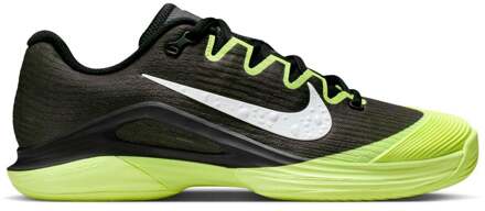 Nike Zoom Vapor 12 Prm Allcourt schoen Dames-zwart, limoen - 39