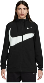 Nike Zwart Dri-Fit Fleece Vest Heren Nike , Black , Heren - M,S