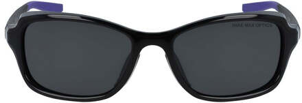 Nike Zwarte Geïnjecteerde Zonnebril