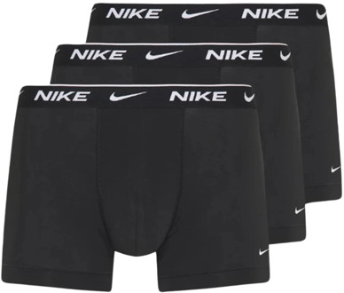 Nike Zwarte Logo Boxershorts Nike , Black , Heren - Xl,L,M,S