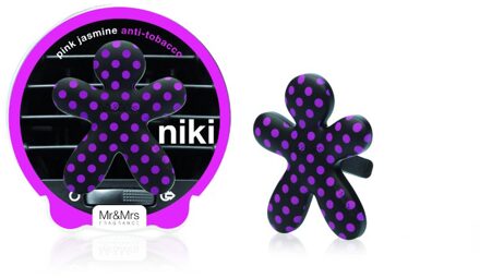 Niki Luchtverfrisser - Voor Auto - Incl. Refill Pink Jasmine