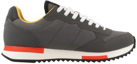 Niki Solid sneaker Sun68 , Grijs , Heren - 42 EU