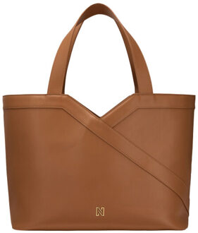 NIKKIE Alvino shopper Bruin - One size