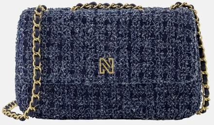 NIKKIE Ann crossbody tas denim dark navy Blauw