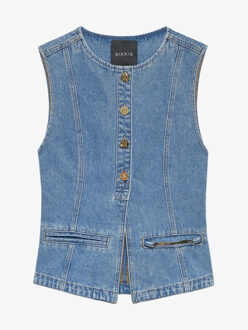 NIKKIE Dames gilet kyle Blauw - L