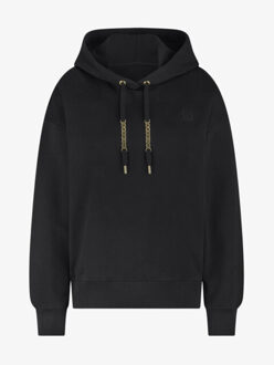 NIKKIE Dames hoodie chain zwart - M