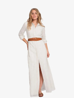 NIKKIE Dames jurk inda maxi - maat S Ecru