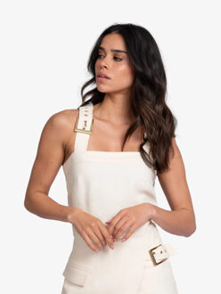 NIKKIE Dames top ibiza - maat M Ecru