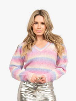 NIKKIE Dames trui estill - maat L Roze