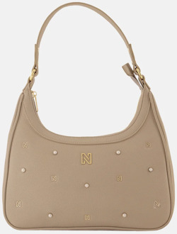 NIKKIE Dori Rivet buideltas hazelnut Beige