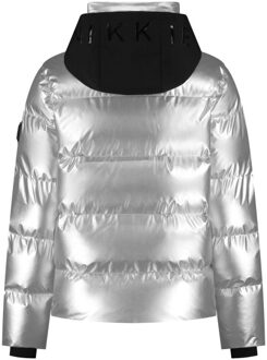 NIKKIE gstaad metallic ski jacket jack ski dames - Zilver - 38