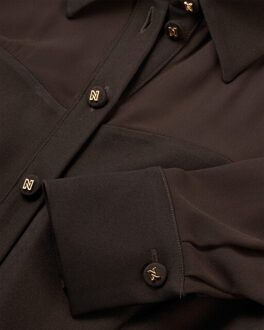 NIKKIE Oarisa jurk Bruin - M