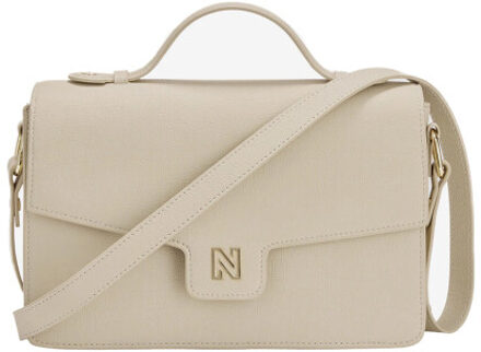 NIKKIE Okla croco tas - maat One size Beige