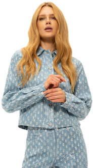 NIKKIE Poos jas - maat S Blauw