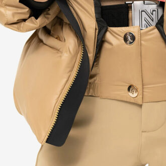 NIKKIE Ski jas dames Bruin - M