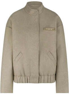 NIKKIE Ucknow bomber jas Beige - S