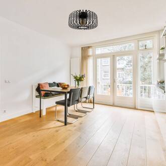 Niko plafondlamp, zwart, Ø 39 cm, metaal, E27