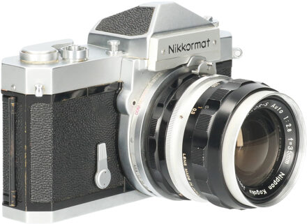 Nikon Tweedehands Nikkormat FT met Nikkor-S Auto 35mm f2.8 CM5236 Zwart