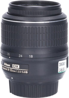Nikon Tweedehands Nikon 18-55mm f/3.5-5.6 AF-S G DX VR CM3603