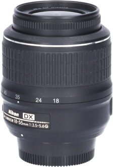 Nikon Tweedehands Nikon 18-55mm f/3.5-5.6 AF-S G DX VR CM5203