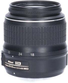 Nikon Tweedehands Nikon 18-55mm f/3.5-5.6 AFS DX ED II CM2074