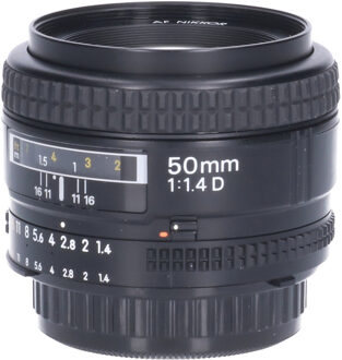 Nikon Tweedehands Nikon AF 50mm f/1.4D CM0589 Zwart