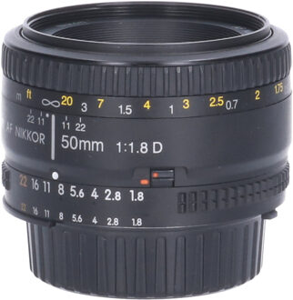 Nikon Tweedehands Nikon AF 50mm f/1.8D CM3595 Zwart
