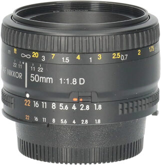 Nikon Tweedehands Nikon AF 50mm f/1.8D CM6674 Zwart