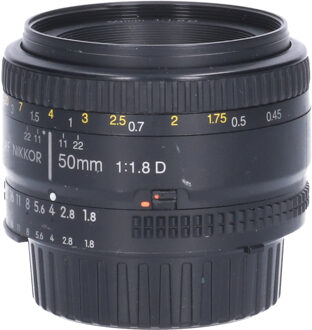 Nikon Tweedehands Nikon AF 50mm f/1.8D CM7785 Zwart