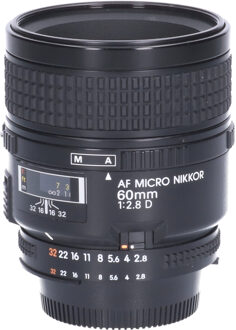 Nikon Tweedehands Nikon AF-D 60mm f/2.8 Micro CM6164 Zwart