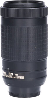 Nikon Tweedehands Nikon AF-P 70-300mm f/4.5-6.3G VR ED DX CM7999 Zwart