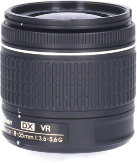 Nikon Tweedehands Nikon AF-P DX 18-55mm f/3.5-5.6 G VR CM3492 Zwart
