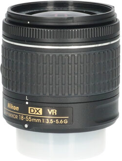 Nikon Tweedehands Nikon AF-P DX 18-55mm f/3.5-5.6 G VR CM4567 Zwart