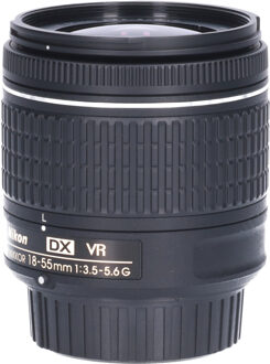 Nikon Tweedehands Nikon AF-P DX 18-55mm f/3.5-5.6G VR CM0682 Zwart