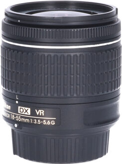 Nikon Tweedehands Nikon AF-P DX 18-55mm f/3.5-5.6G VR CM0729 Zwart