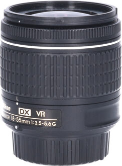 Nikon Tweedehands Nikon AF-P DX 18-55mm f/3.5-5.6G VR CM1792 Zwart