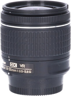 Nikon Tweedehands Nikon AF-P DX 18-55mm f/3.5-5.6G VR CM7821 Zwart