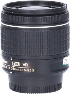 Nikon Tweedehands Nikon AF-P DX 18-55mm f/3.5-5.6G VR CM7823 Zwart