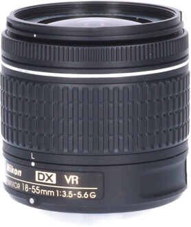 Nikon Tweedehands Nikon AF-P DX 18-55mm f/3.5-5.6G VR CM7839 Zwart