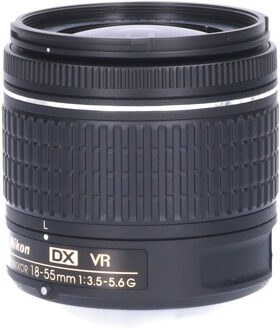Nikon Tweedehands Nikon AF-P DX 18-55mm f/3.5-5.6G VR CM7840 Zwart