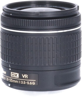 Nikon Tweedehands Nikon AF-P DX 18-55mm f/3.5-5.6G VR CM7989 Zwart