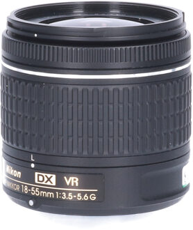 Nikon Tweedehands Nikon AF-P DX 18-55mm f/3.5-5.6G VR CM8945 Zwart