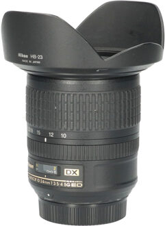 Nikon Tweedehands Nikon AF-S 10-24mm f/3.5-4.5G ED DX CM6438 Zwart